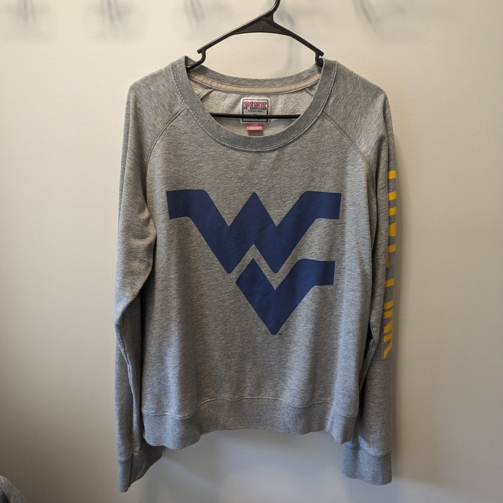 WVU Pink Sweatshirt - Large